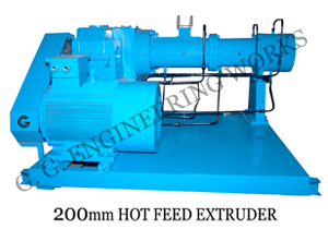 GG 55 MM Hot feed rubber Extruder