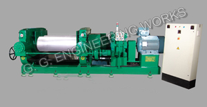 GG 16"x 42" Rubber mixing mill With Stock Blender